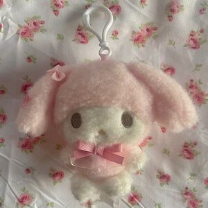 Sanrio My Melody frills mascot Keychain NWOT